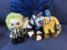 BEETLEJUICE 2 Movie Plush 10  Sandworm Beetle juice Bob LOT Set 3 NWT SHIPS NOW