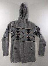 Toad  Co Hoodie Women's Small Gray Hooded Cardigan Sweater Merino Wool