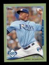 2014 TOPPS GREEN #49 ENNY ROMERO ROOKIE RC TAMPA BAY RAYS