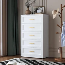 Cofar Modern 5 Drawers Metal Dresser for Bedroom,Dressers & Chests of Drawer