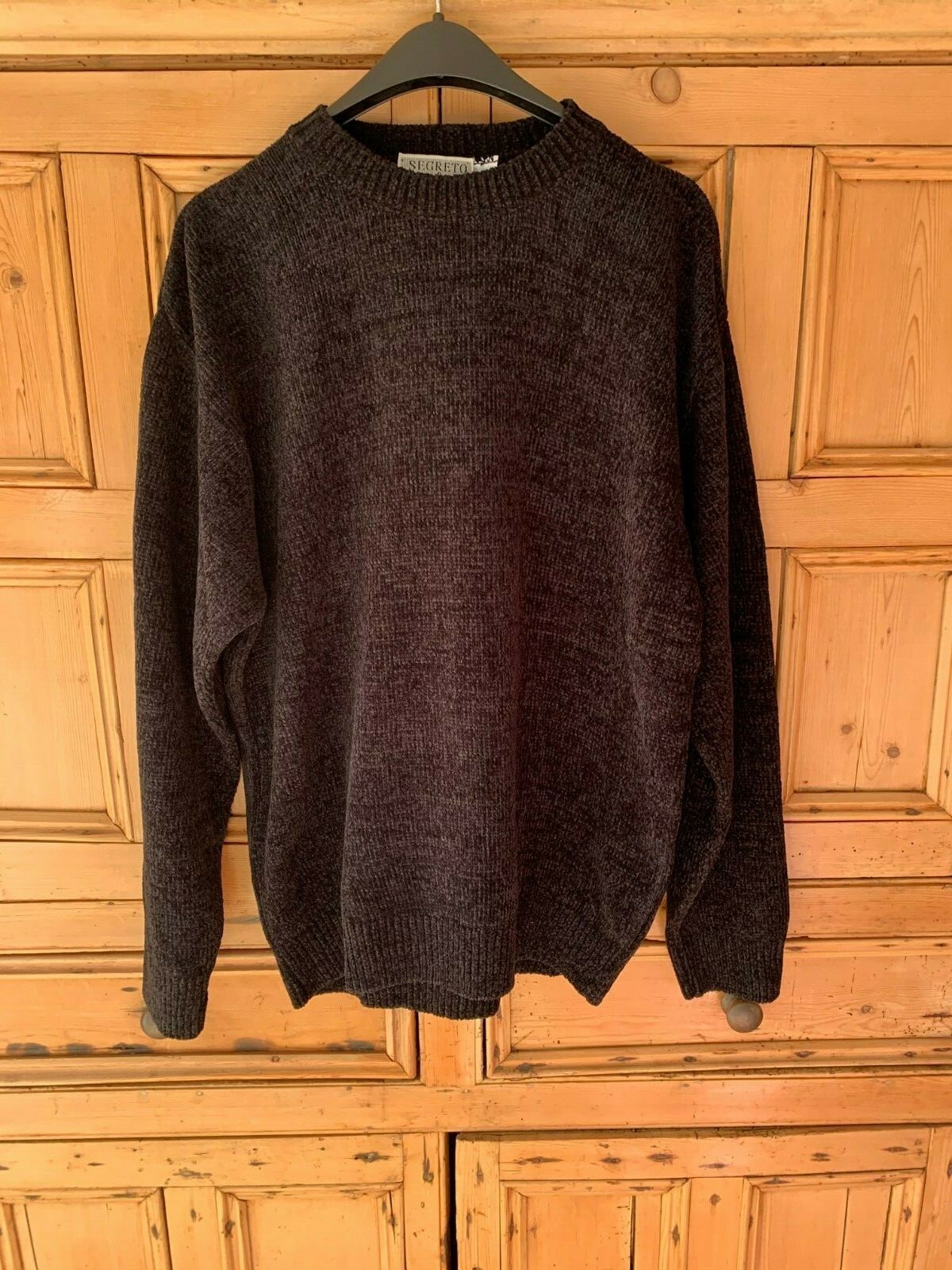MEN'S NEW SEGRETO CREW NECK SWEATER IN BLACK SIZE XL FROM NORDSTROMS eBay