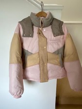Beautiful Brand New American Vintage Puffer Jacket In Pale Pink Mix In S