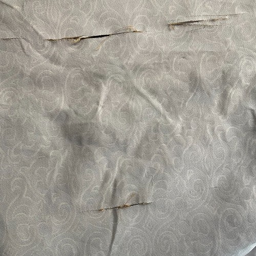 Gold Floral Embossed Curtain Upholstery Crafting Fabric 3.5 yards x 56" - Picture 8 of 8