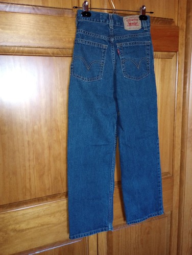 12 in boys size (or girls) Levis SLIM 550 Jeans Relaxed 24 x 26 made in 2010 EUC - Picture 13 of 24