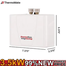 Thermoflow 110~120V Mini Tankless Water Heater Electric Point of Use Instant Hot