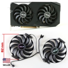 Full Set GPU Fans 95mm 5-pin Asus 6600 6700 6650 6750 XT Dual  US Seller, Fa...