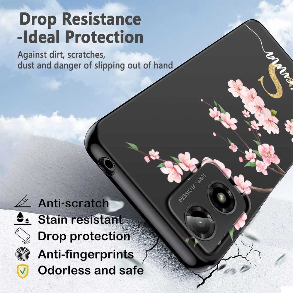 Motorola Moto G Play G Power 2024 2025 Custom Floral Phone Case