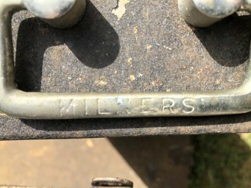 Milners scatola vintage chiudibile a chiave, le condizioni sono usate e vecchie milners - Foto 4 di 4
