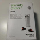 PHONAK Serenity Choice Work Reusable Earplugs 16db Hearing Protection