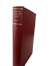 Medieval Political Ideas Volume I by Ewart Lewis c. 1954