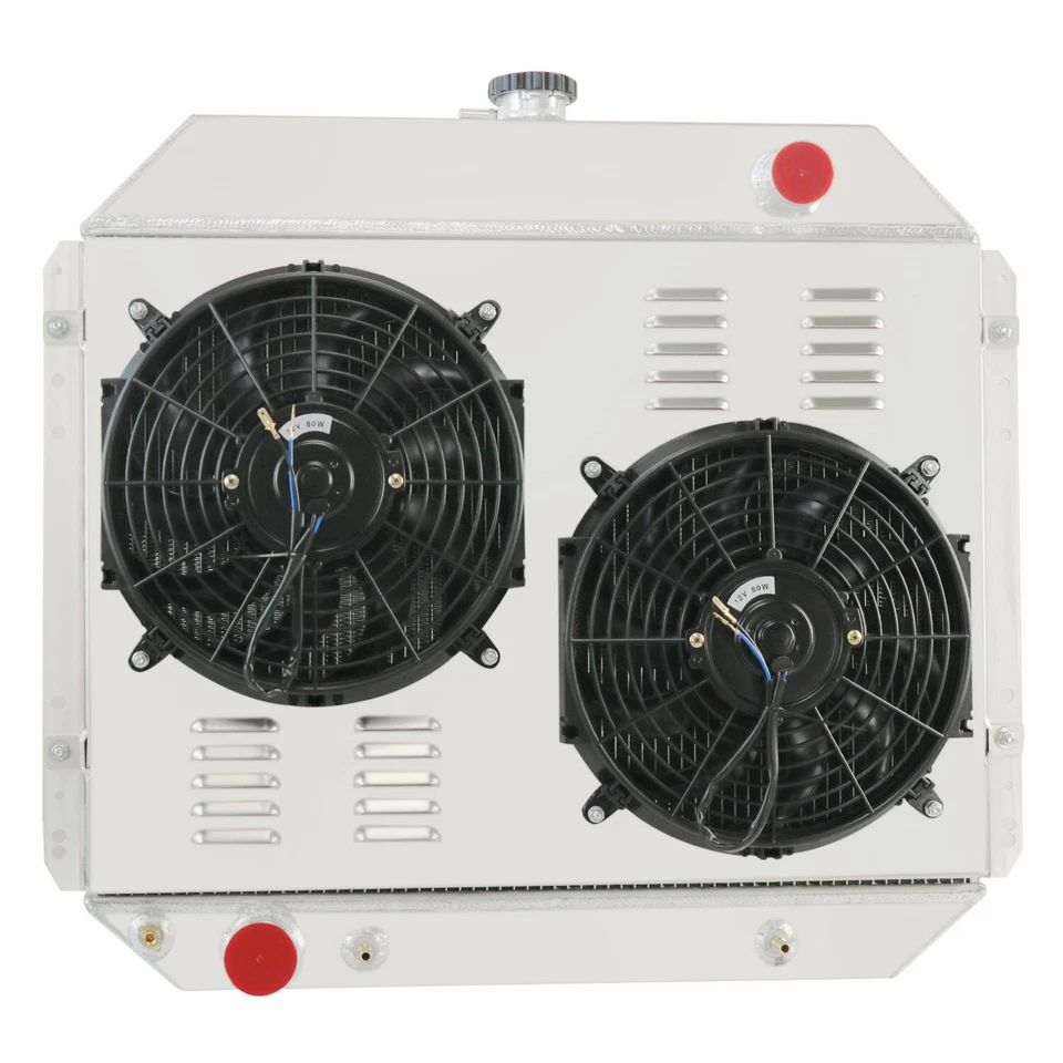 3-Row Radiator Shroud Fan For 1966-1979 Ford F-100 F-150 F-250 F-350 Bronco V8 - Image 3 of 4