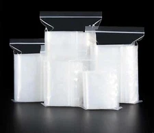 500-10"x 10" CLEAR 2 MIL TOP LOCK ZIP SEAL BAGS PLASTIC RECLOSABLE BAGGIES
