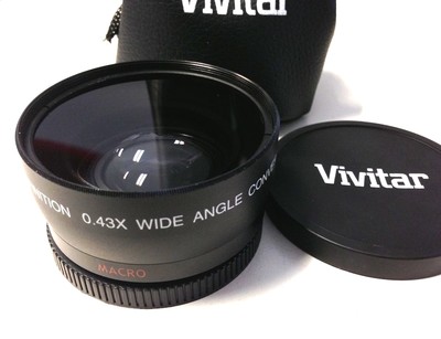 Lightdow Objectif grand angle haute définition 0,43x 55 mm