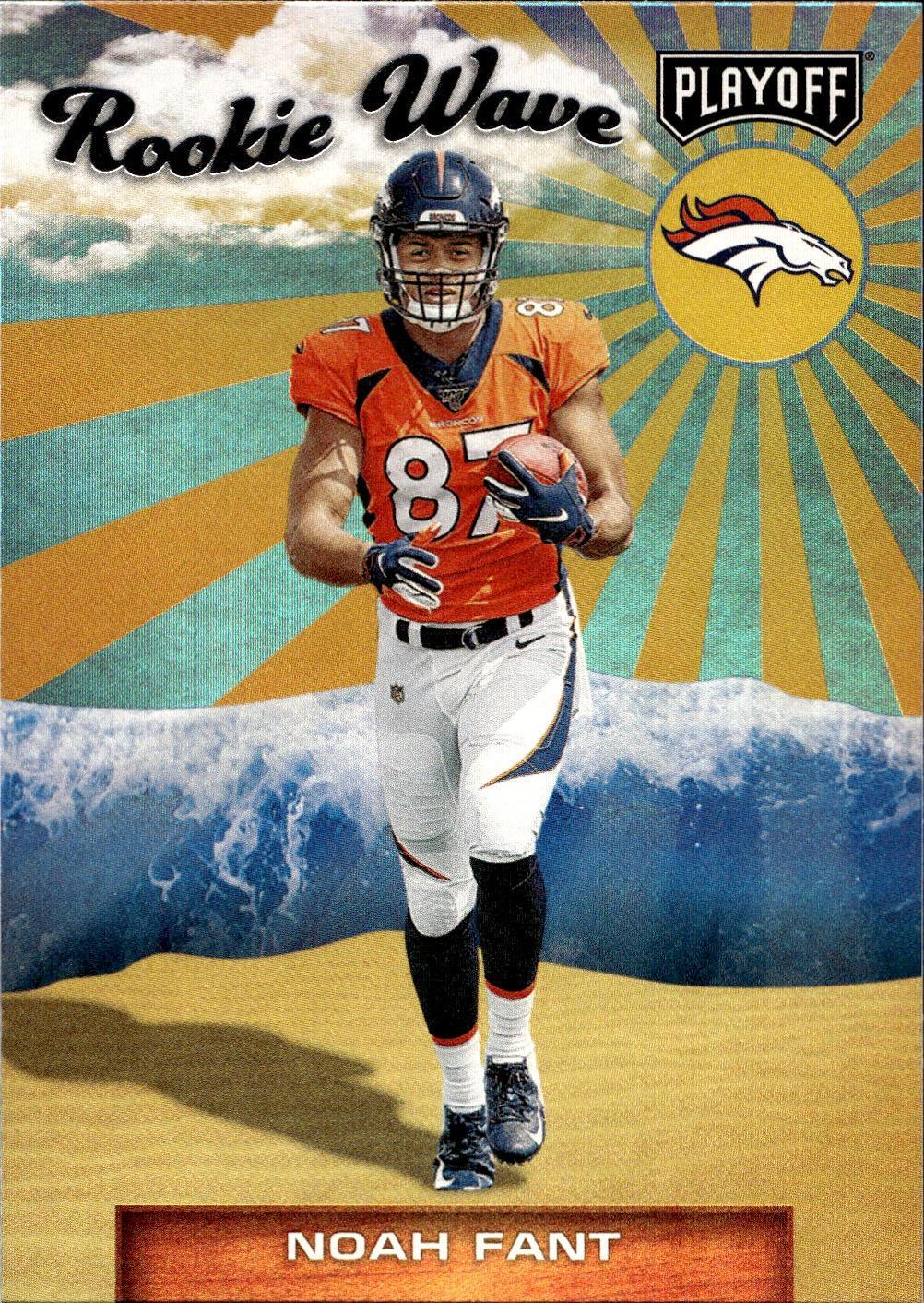 Noah Fant Panini Playoff Rookie Wave #19 Base