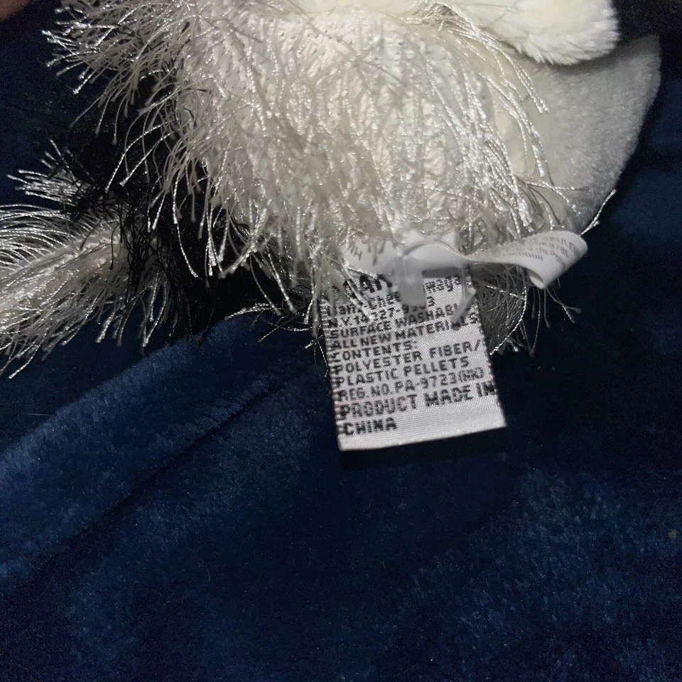 Ganz Webkinz - HM003 - Fuzzy Cow, Black & White Plush, Sitting (No Code) Retired - Image 4 of 4