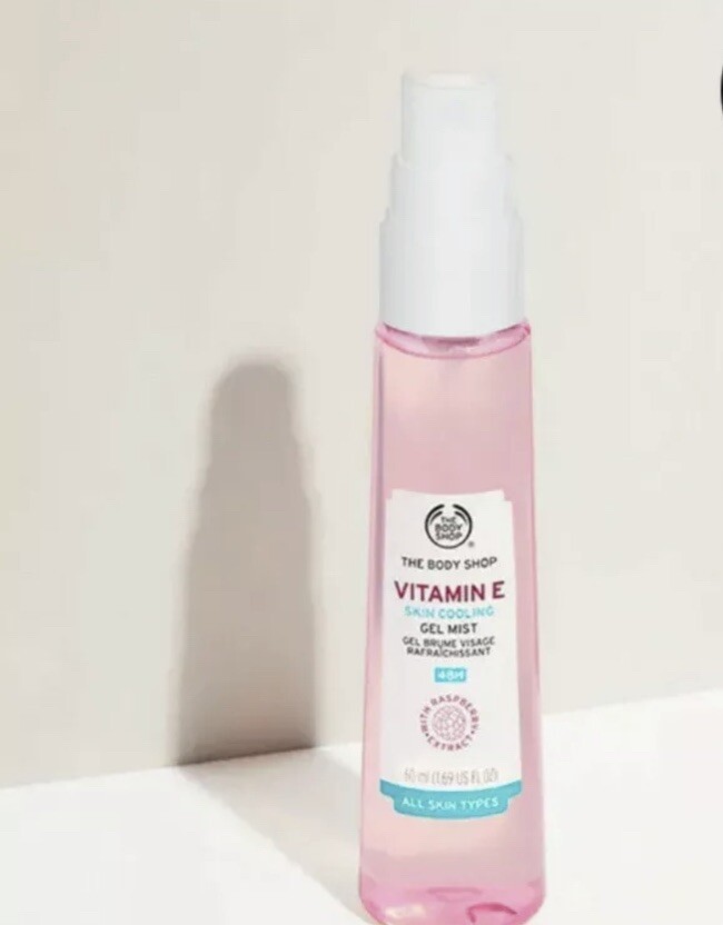 BN The Body Shop Vitamin E Skin Cooling Gel Mist Hydrating Moisturising