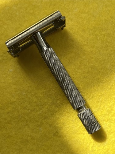 Vintage Gillette Silver Razor made in England | eBay