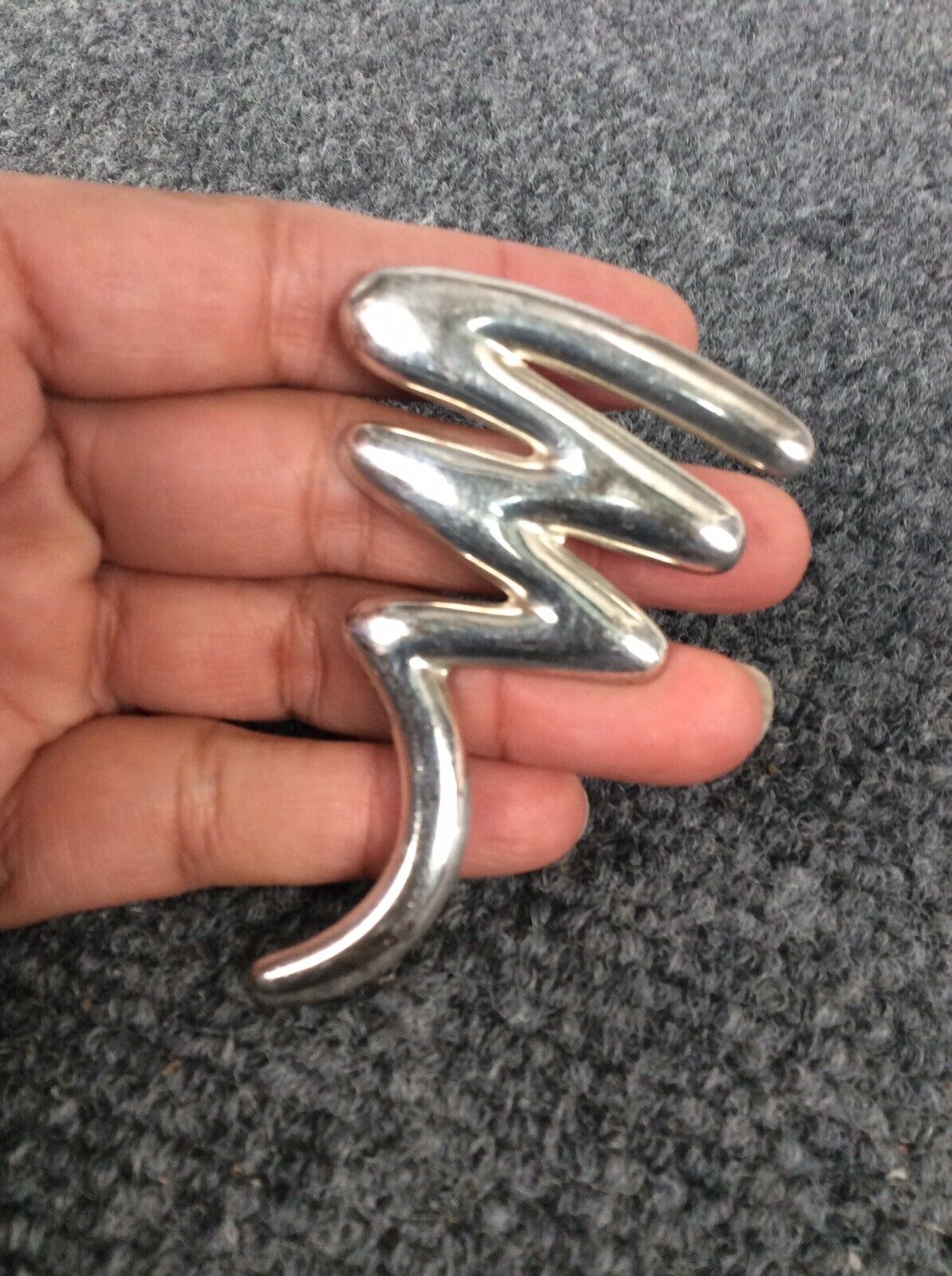 Stunning vtg Mexico Taxco Modernist  Sterling Sil… - image 2