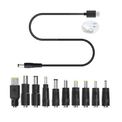USB C to DC 20V Cord USB C PD Input to DC 20V Output Power Cable with 10 Conn...
