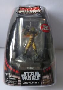 Hasbro Star Wars Titanium Series Painted Bossk With Display Case Action Figure for sale online
