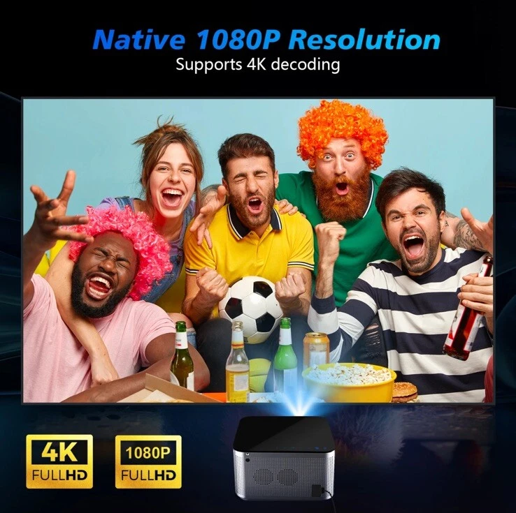 4K Home Cinema Projector TV 11.0 Smart Voice Control Projector 5.0 Bluetooth 🔥 - Image 3 of 4