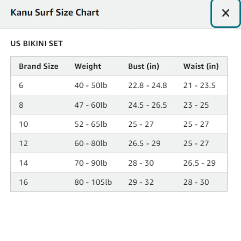 Traje de baño Kanu Surf para niñas Coral Reef deportivo bikini envolvente 2 piezas, azul marino sólido, 10 Foto 3 de 4