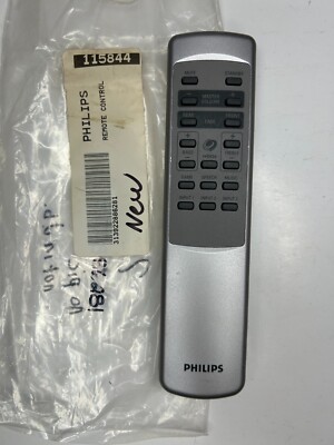 Philips RC0217/01 Remote Control, Silver OEM NOS for WOOX MM Speaker RC Models