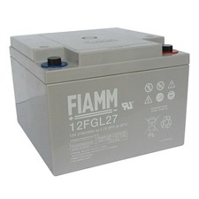 BATTERIA FIAMM 12FGL27 12V 27A LUNGA VITA 10ANNI PIOMBO 28AH 26 ah FOTOVOLTAICO 