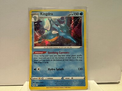 Kingdra 37/196 Lost Origin Holo Rare Pokemon Card TCG 037/196