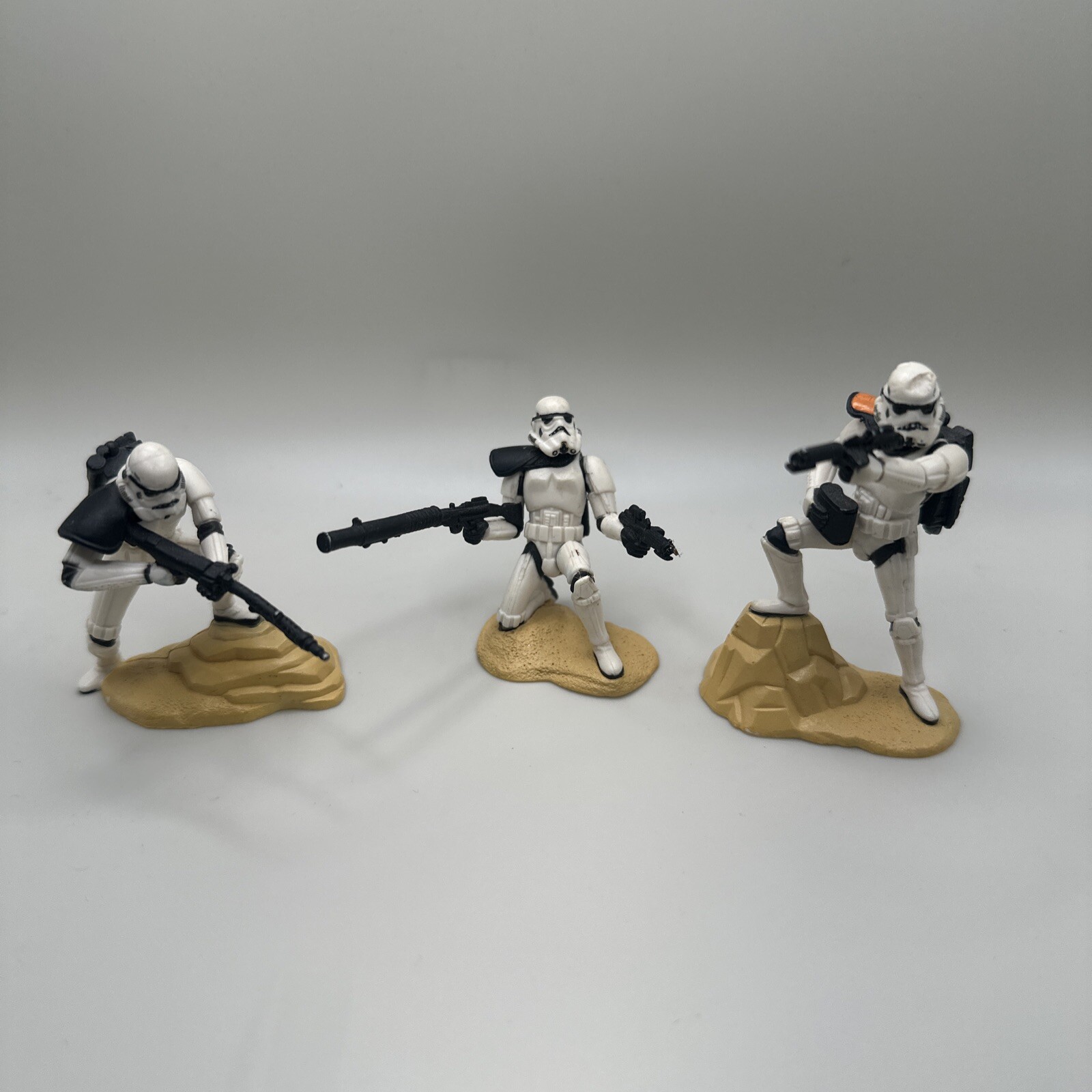 Sandtrooper Rifle Star Wars - Sandtroopers Lot Of 3- Hasbro Star Wars Unleashed Battle ...