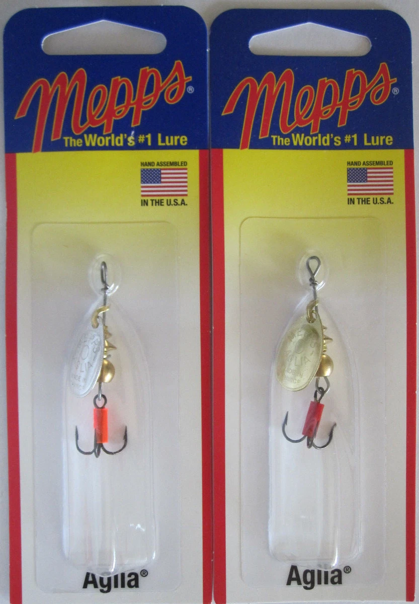 Set Completo Mepps Aglia Predator: Cucchiaini Rotanti Killer Per Luccio E Persico!