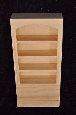 unfinished dollhouse bookcase