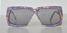Cazal Vintage Sunglasses - NOS - Model 869 -Col.682-Gold, Striated Purple, White