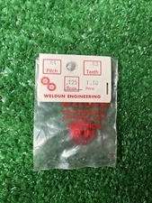 weldun engineering percision gears Pitch 64 Teeth 43 Bore .125 Vintage Slot Car