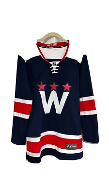 WASHINGTON CAPITALS Jersey Fanatics NHL Womens SMALL No Name
