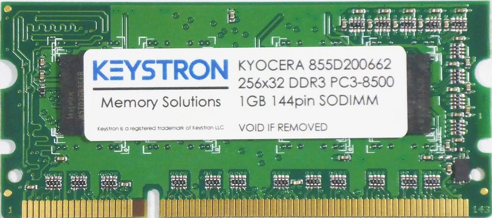 Kyocera 855D200662 (SD-144-1G (MDDR3)-1GB) SD-144-1GB Printer Memory Ram Upgrade - Image 3 of 3