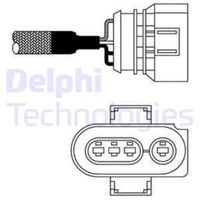 Delphi Lambdasonde Regelsonde Passend FüR VW Golf III 1.6 1.4 75