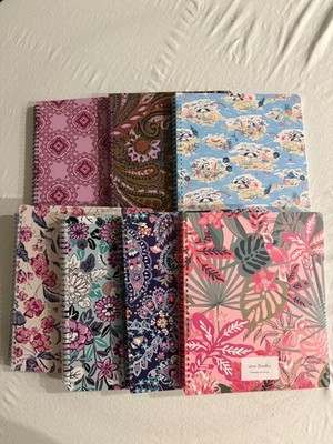 Vera Bradley Large Spiral Notebook w/Pocket 160 College Ruled Pages Sealed  (S)