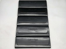 5-Pack Bundle Calvin Klein Black Fold-Over Eyeglasses Case