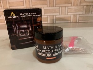 Weystom Leather & Vinyl Recoloring Balm Kit – Color Restorer – Tested Color Only
