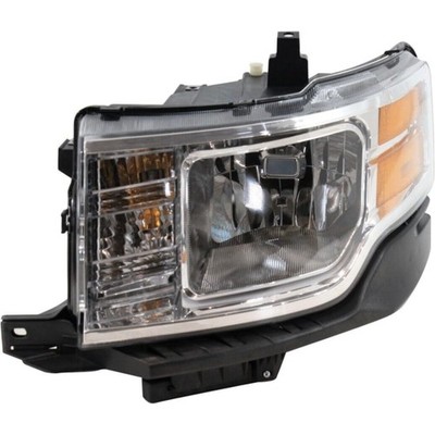 for Ford for Flex 2009-2012 1pc Headlight Lamp Left Clear Lens w/Bulbs