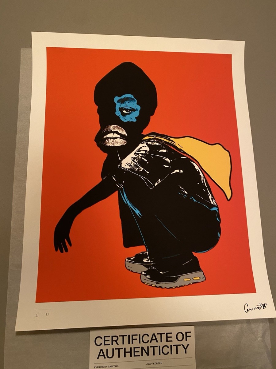 Jiggy Korean Everyone Can't Go Art Print Signed Numbered X/35 COA