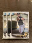 2025 Bowman Draft Chrome Konnor Griffin 3-Card Lot #BDC-102 Pirates