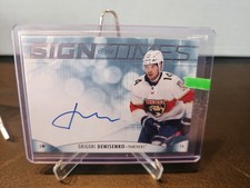 2023-24 SP Authentic Hockey #SOTT-GD Grigori Denisenko Sign of The Times Auto!!!
