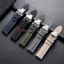 18/19/20/21/22mm Premium Sailcloth Watch Strap Quick Release Deployant Clasp