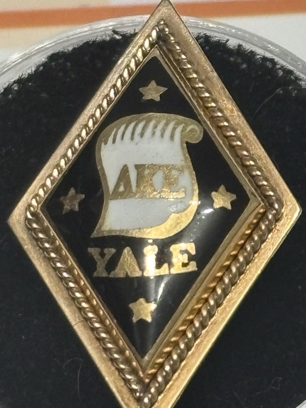 1887 Delta Kappa Epsilon Fraternity Pin - Yale 