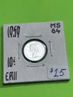 1959 Canadian 10c Dime .8 Silver Elizabeth II AG MS64!!!      TRENDING AT $15