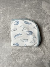Carters Just One You Alligator Baby Blanket Crocodile Terry Cotton Towel Swaddle