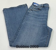 Well Worn Women's Wide Leg High Rise Jeans, Blue, Size 10/30