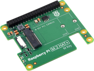 Official Pi Pcie to M.2 HAT for Raspberry Pi 5, HAT + Standard, Supports Nvme Pr